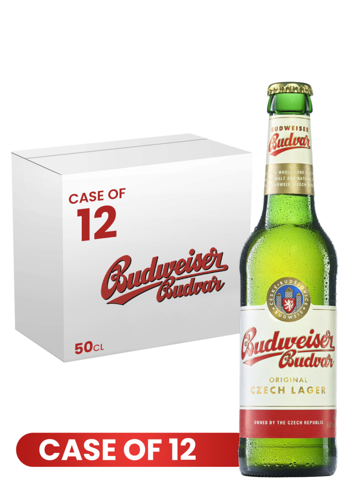 Budweiser Budvar Bottle 50Cl X 12 Case