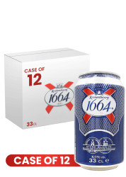 Kronenbourg 1664 Can 33 CL X 12 Case