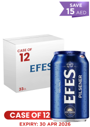 Efes Pilsener Can 33 CL X 12 Case