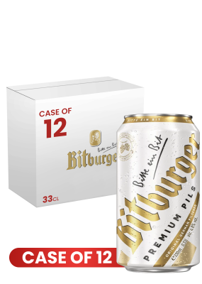 Bitburger Premium Beer Can 33 CL X 12 Case