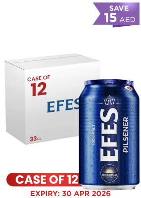 Efes Pilsener Can 33 CL X 12 Case