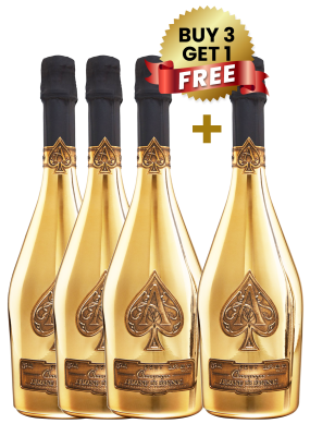 Armand De Brignac Ace Of Spades Brut Gold Champagne 75Cl (Buy 3 Get 1 Free)